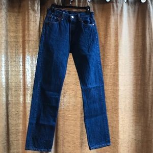 Levi’s 501 jeans, 31/36, medium blue, like new